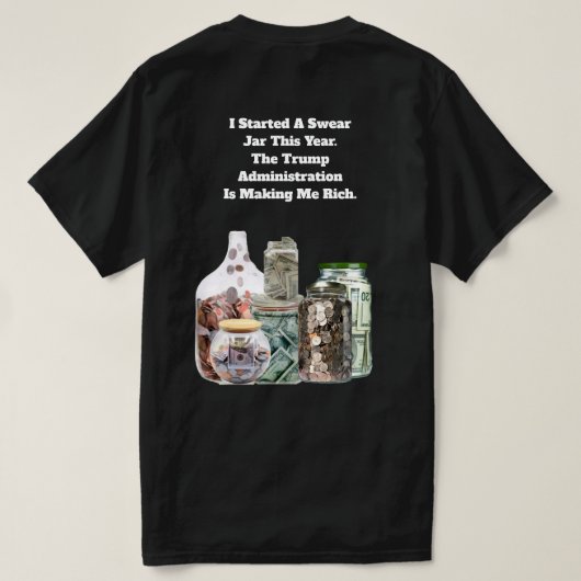 Swear Jar Basic T-shirt (Design achterkant)
