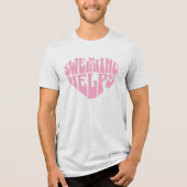 Swearing Helps Cute Funny Women's Tri-Blend Shirt (Voorkant)