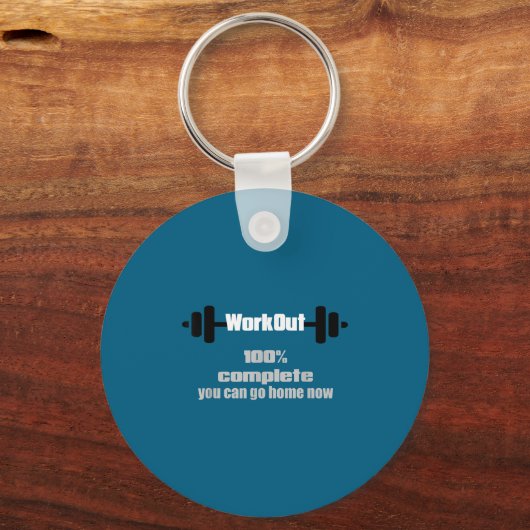 Sweat Activated Motivational Workout Complete Gym  Sleutelhanger (Voorkant)