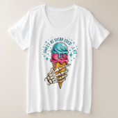 Sweat As Sugar Cold As Ice  Grote Maat T-shirt (Design voorkant)