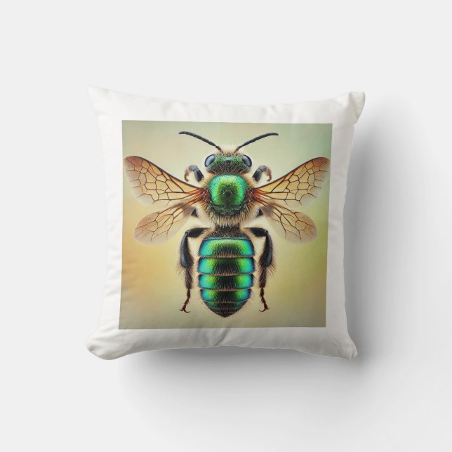 Sweat bee 210924IREF250 - Watercolor Kussen (Voorkant)