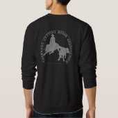 Sweat Cabernet CHA Noir Classic Gris Trui (Achterkant)