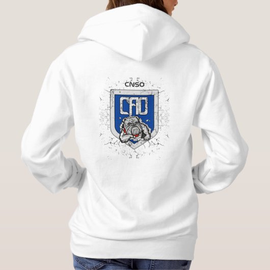SWEAT CAPUCHE BLANC CAO HOODIE (Achterkant)