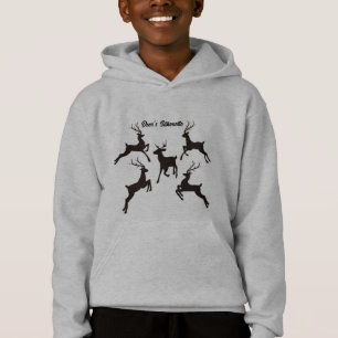 Sweat-Capuche Deer's Silhouette voor kinderen