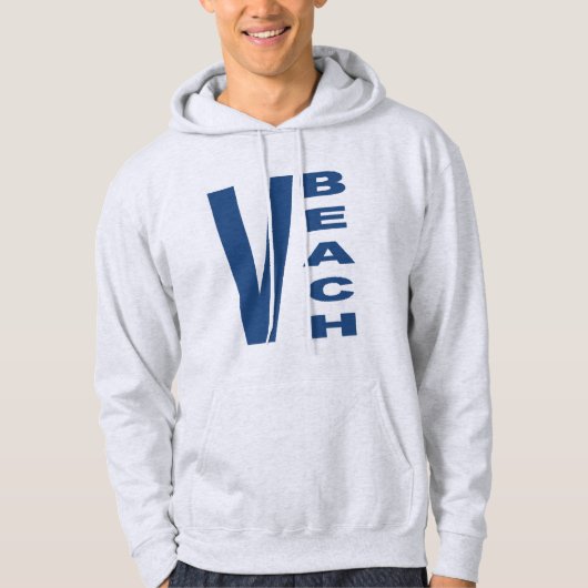 Sweat Cas for Man VIRGINIA BEACH Hoodie (Voorkant)