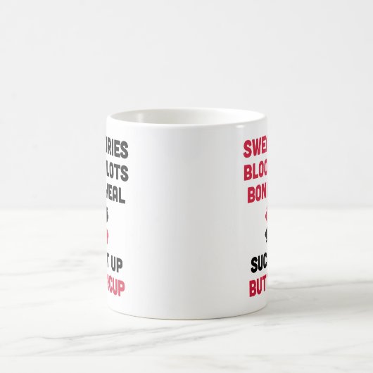 Sweat Dries Gym Quote Koffiemok (Center)