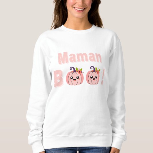 Sweat Femme Halloween - Mama BOO Kawaii Trui (Voorkant)