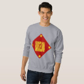 Sweat Grijs shirt Design BARCELONA (Voorkant volledig)