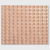 Sweat Heart Blush Pink Gold Gold Copper Metallic Cadeaupapier (Vlak)