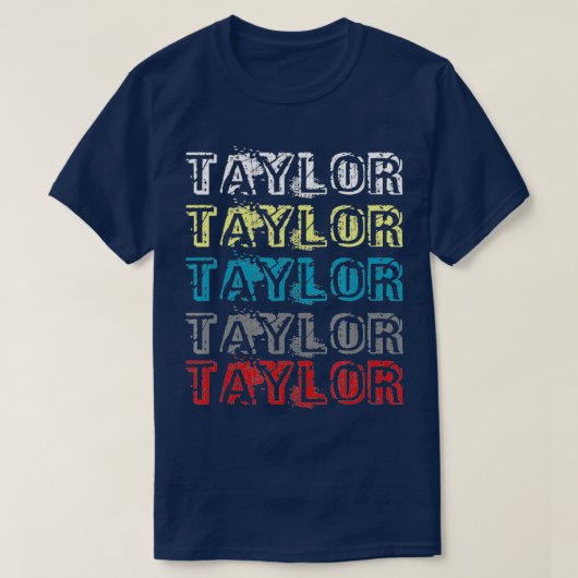 Sweat Heart TAYLOR Love Retro Design Funny Boys Gi T-shirt (Design voorkant)