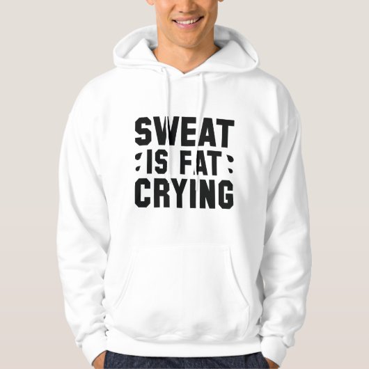 Sweat is een vetdroging hoodie (Voorkant)
