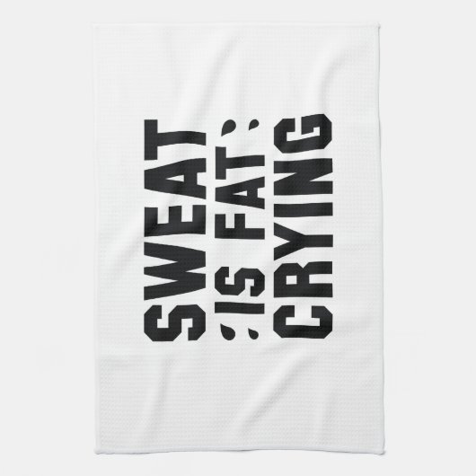 Sweat is een vetdroging theedoek (Verticaal)