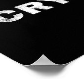 Sweat is gewoon dik huilen Motivatie Gym Poster (Hoek)