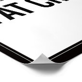 Sweat is gewoon dik huilen poster (Hoek)