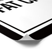 Sweat is gewoon dik huilen poster (Hoek)