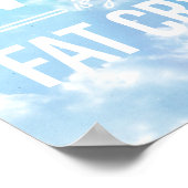 Sweat is gewoon vet huilen - sjabloon - Trai Poster (Hoek)