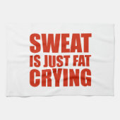 Sweat is gewoon vetdrogen theedoek (Horizontaal)