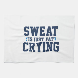 Sweat is gewoon vetdrogen theedoek