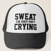 Sweat is gewoon vetdrogen trucker pet (Voorkant)