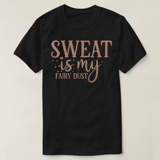 Sweat is mijn vuile dust Bodybuilding T-shirt (Design voorkant)