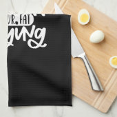 sweat is your fat crying theedoek (Quarter Fold)