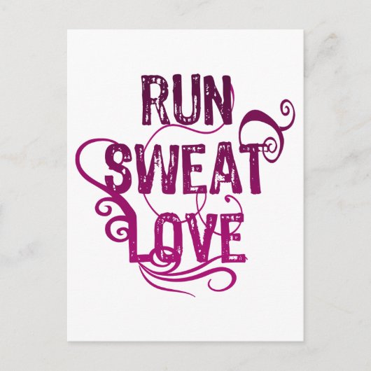 Sweat Love Briefkaart (Voorkant)