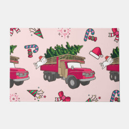 Sweat Merry en Bright kerstfeestdag Deurmat