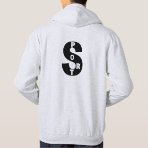 Sweat met asfalt Man DESIGN SPORT Hoodie