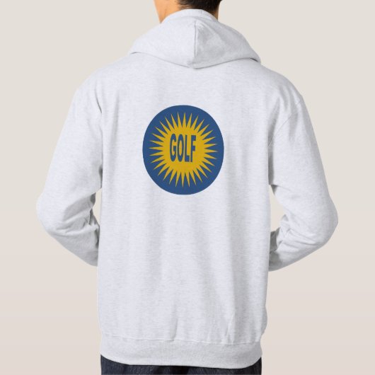 Sweat met een klomp op de man SOLEIL GOLF Hoodie (Achterkant)