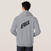 Sweat met grijze capuche hoodie (Achterkant volledig)