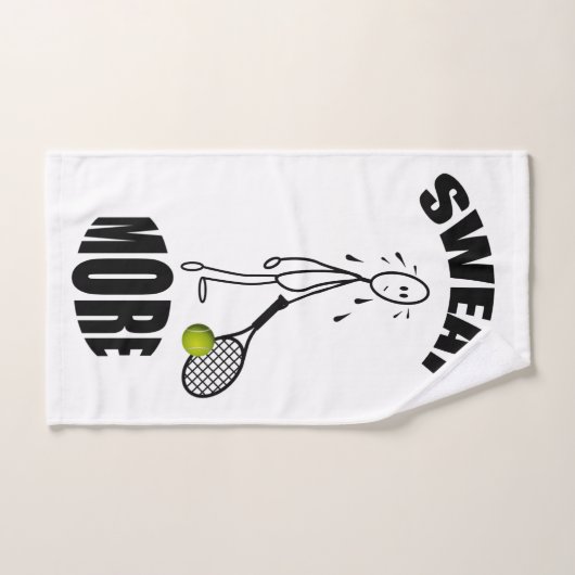 Sweat more Funny Tennis Handdoek (Handdoek)