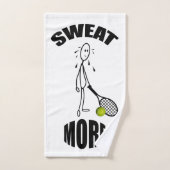 Sweat more Funny Tennis Handdoek (Handdoek)