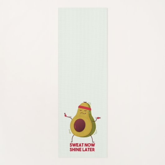 Sweat nu Shine Later Yogamat (Voorkant)