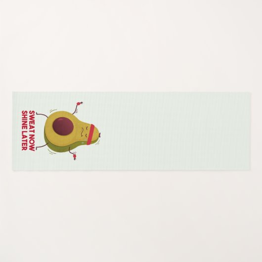 Sweat nu Shine Later Yogamat (Voorkant (horizontaal))