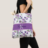 Sweat Pea Monogrammed Canvas tas (Dichtbij)