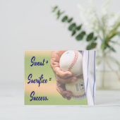 Sweat plus offe staat gelijk aan Succesbasis Briefkaart (Staand voorkant)