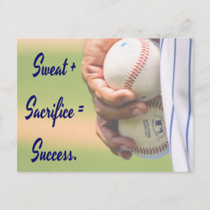 Sweat plus offe staat gelijk aan Succesbasis Briefkaart