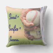 Sweat plus offe staat gelijk aan Succesbasis Kussen (Achterkant)