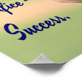 Sweat plus offe staat gelijk aan Succesbasis Poster (Hoek)