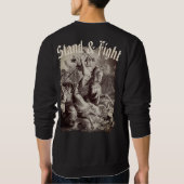 Sweat shirt Charles Martel Stand & Fight (Achterkant)