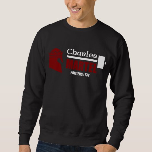 Sweat shirt Charles Martel Stand & Fight (Voorkant)
