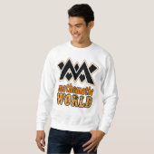 sweat shirt mathematic world  (Voorkant volledig)
