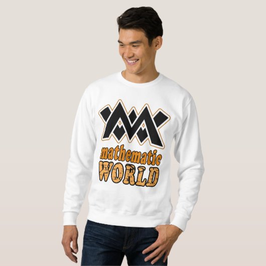 sweat shirt mathematic world  (Voorkant volledig)