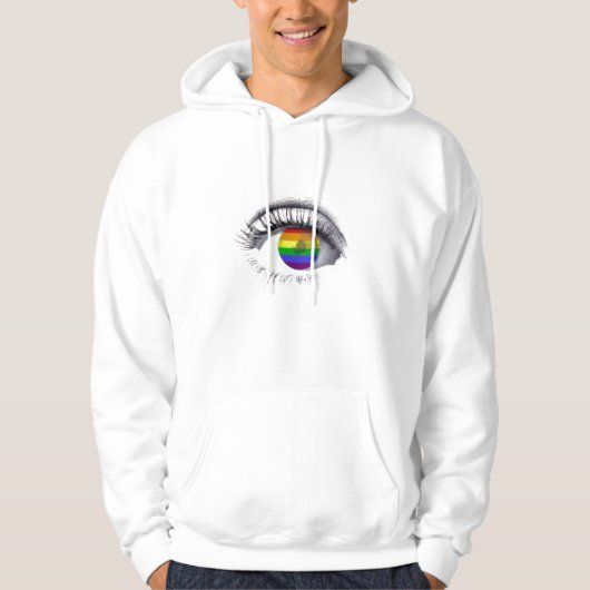 Sweat Shirt Rainbow Eye (Voorkant)