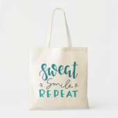 Sweat Smile Herhalen Tote Bag (Voorkant)