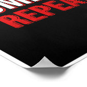 Sweat Smile Repeat Typography Print (Hoek)