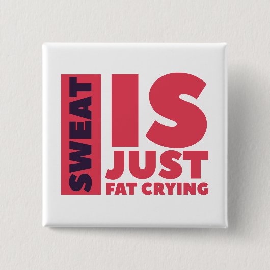 Sweat Square Button (Voorkant)