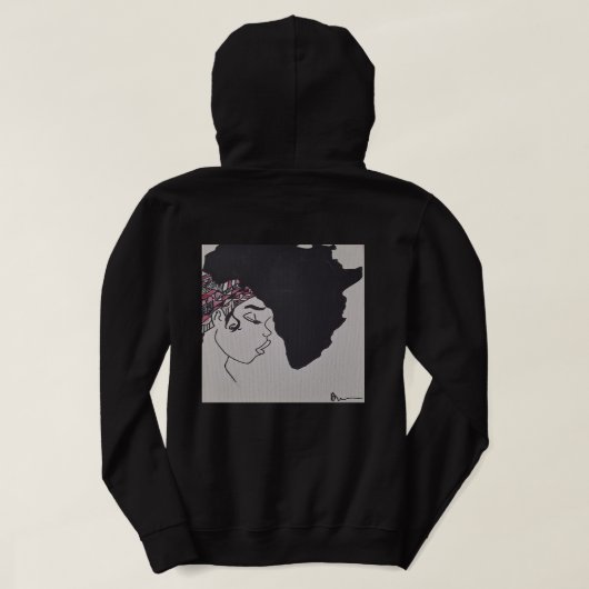 sweat street afro hoodie (Design achterkant)