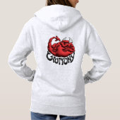 Sweat Your Sin Devil Gluttony Vivid Hoodie (Achterkant)