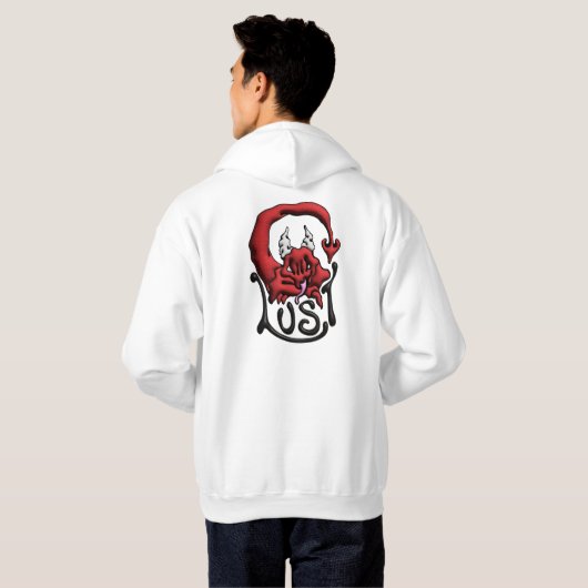 Sweat Your Sin Devil Lust Hoodie (Achterkant volledig)
